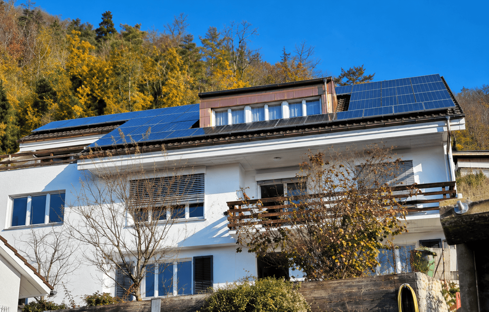 Residential solar installation in Liestal BL