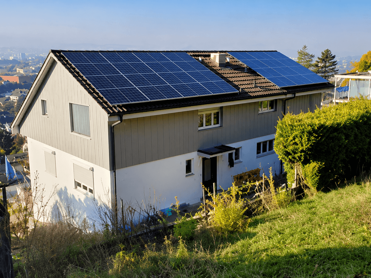Second residential roof view for the Liestal BL project